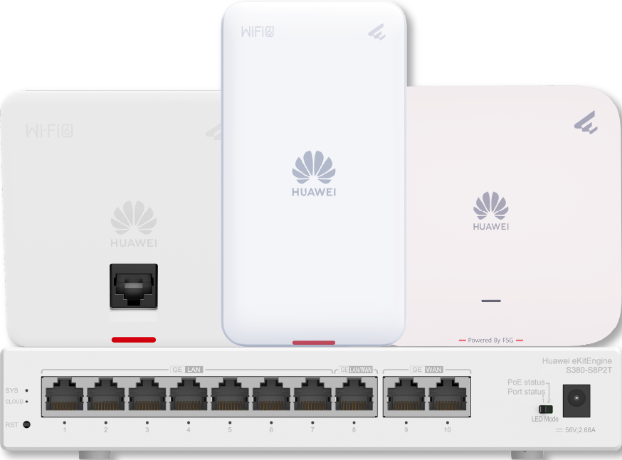 Equipos Huawei eKit - Puntos de Acceso, Switches y Routers
